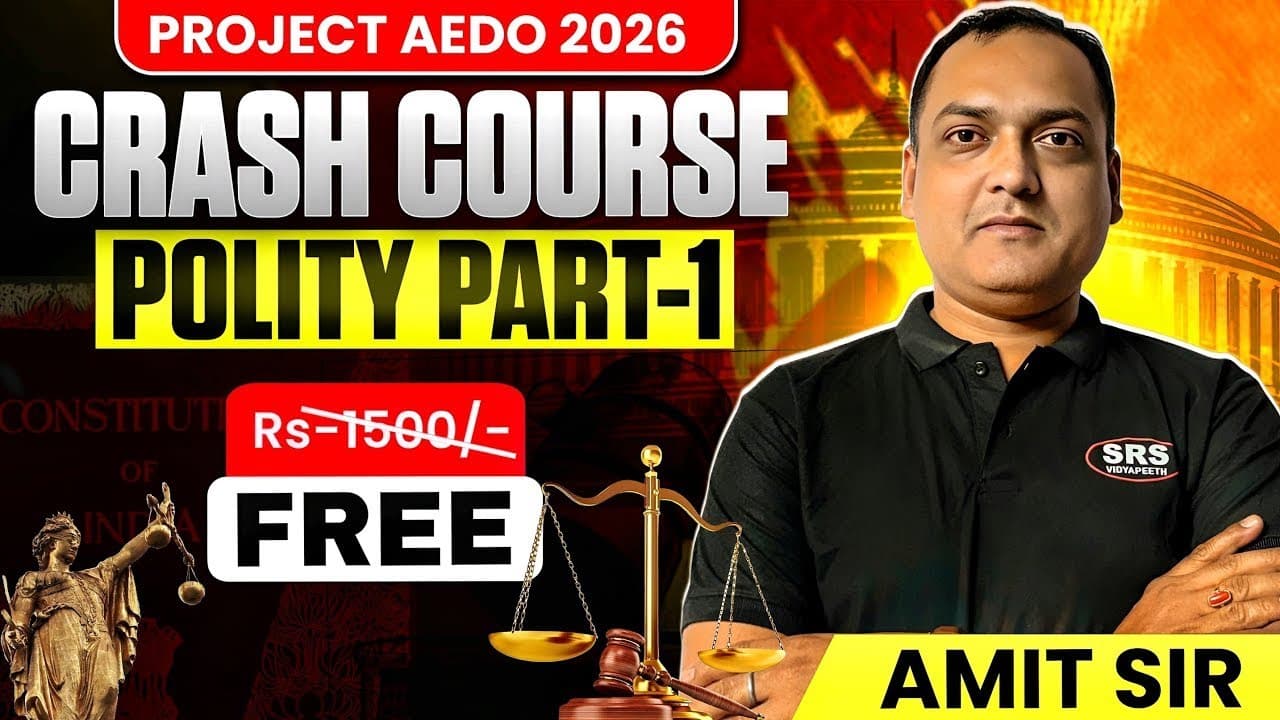 PROJECT AEDO | POLITY IN 2 SHOT | COMPLETE SYLLABUS